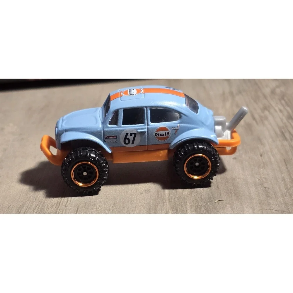 Matchbox 1960s Volkswagen Beetle 4x4 Blue Diecast 1:64 EX Condition